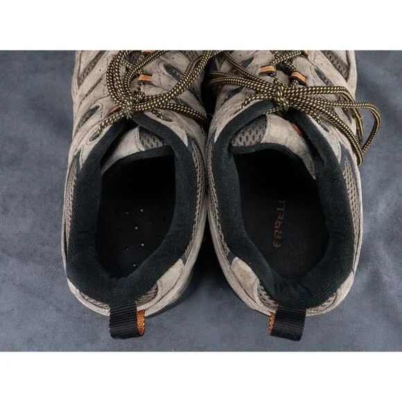 Merrell Hiking Shoes Mens 10.5 Wide Brown Moab 3 Suede Mesh Upper Gorpcore Trail - Picture 6 of 11